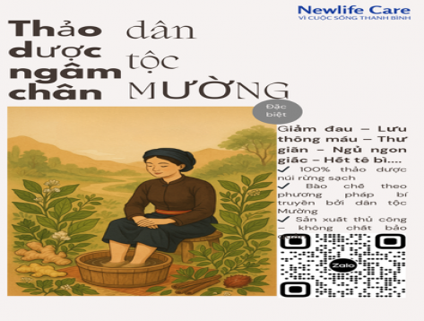 Hướng dẫn ngâm chân thảo dược dân tộc Mường – Chăm sóc sức khỏe toàn diện